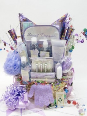 Sweet Dream Birthday Spa Gift Basket  - $150.00